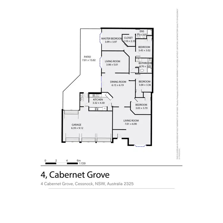 Floorplan of Homely house listing, 4 Cabernet Grove, Cessnock NSW 2325