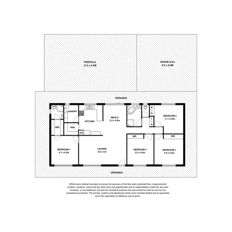 Floorplan of Homely rural property listing, 19894 Riddoch Highway, Wandilo SA 5291