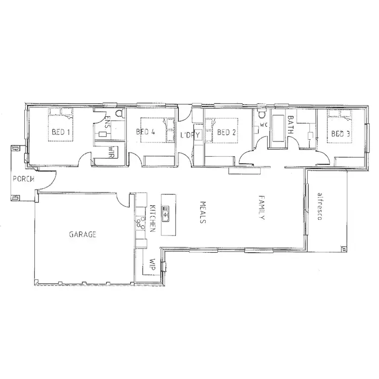 Floorplan of Homely house listing, Lot 27630 Creekbridge Street, Craigieburn VIC 3064