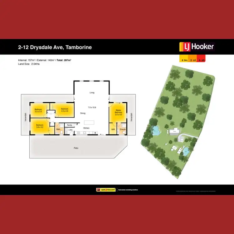 Floorplan of Homely house listing, 2-12 Drysdale Avenue, Tamborine QLD 4270