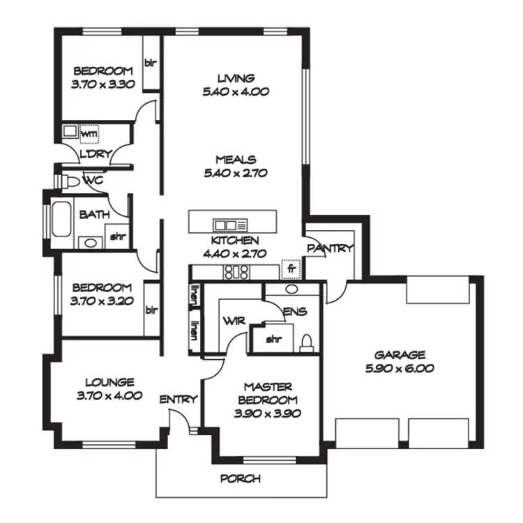 Floorplan of Homely house listing, 4 Bluestone Drive, Mount Barker SA 5251