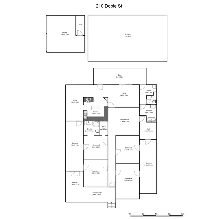 Floorplan of Homely house listing, 210 Dobie Street, Grafton NSW 2460