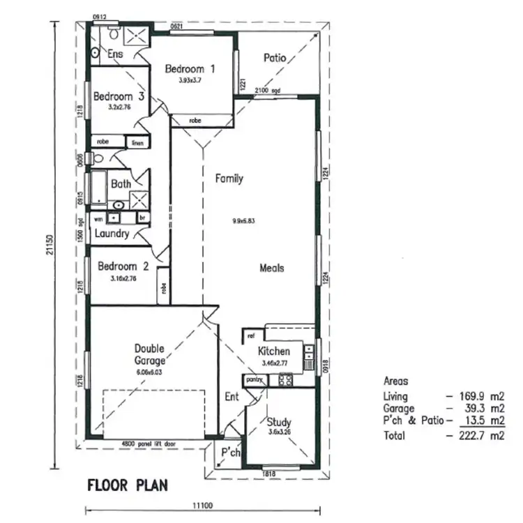 Floorplan of Homely house listing, 7 Wisteria Crescent, Sippy Downs QLD 4556
