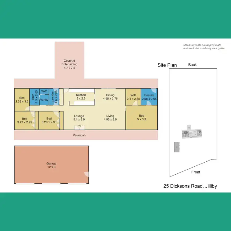 Floorplan of Homely rural property listing, 25 Dicksons Road, Jilliby NSW 2259