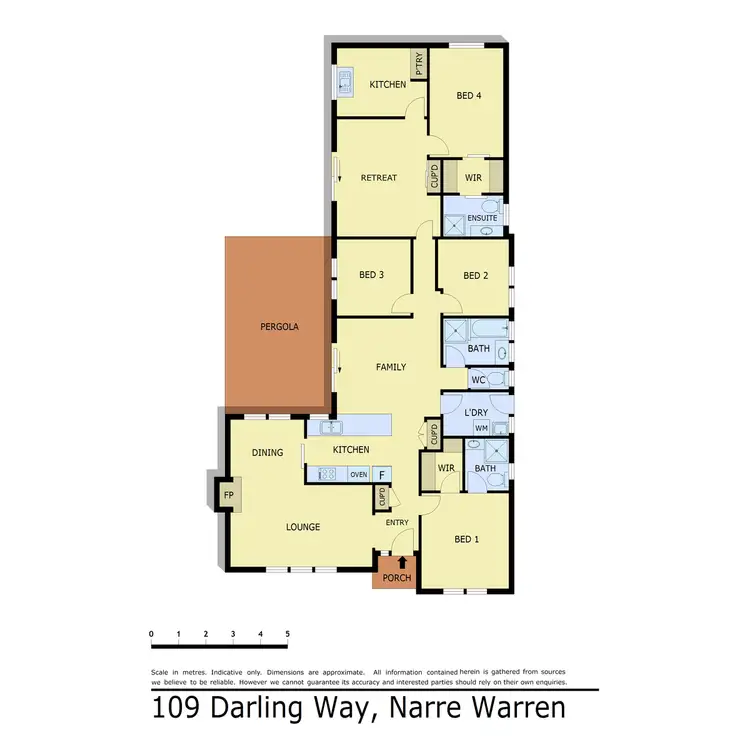 Floorplan of Homely house listing, 109 Darling Way, Narre Warren VIC 3805