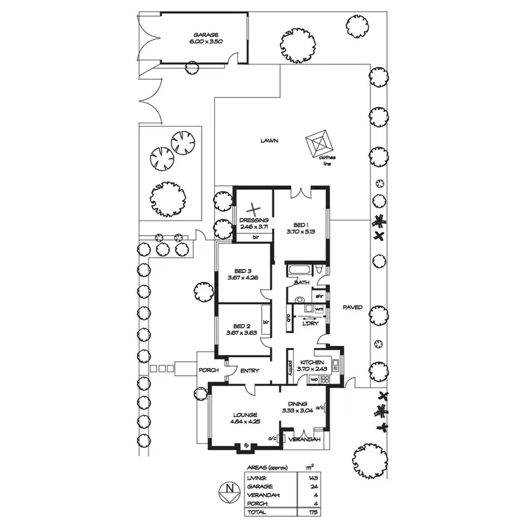 Floorplan of Homely house listing, 1 The Crescent, Marryatville SA 5068
