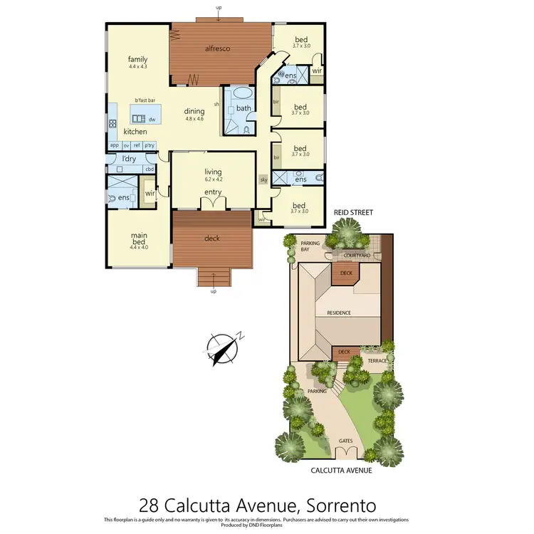 Floorplan of Homely house listing, 28 Calcutta Street, Sorrento VIC 3943