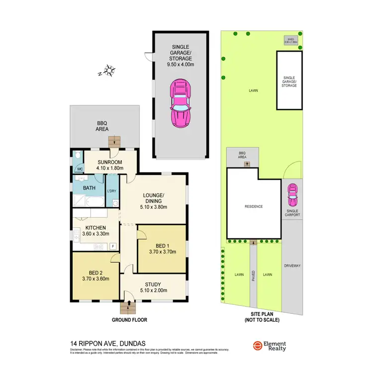 Floorplan of Homely house listing, 14 Rippon Avenue, Dundas NSW 2117