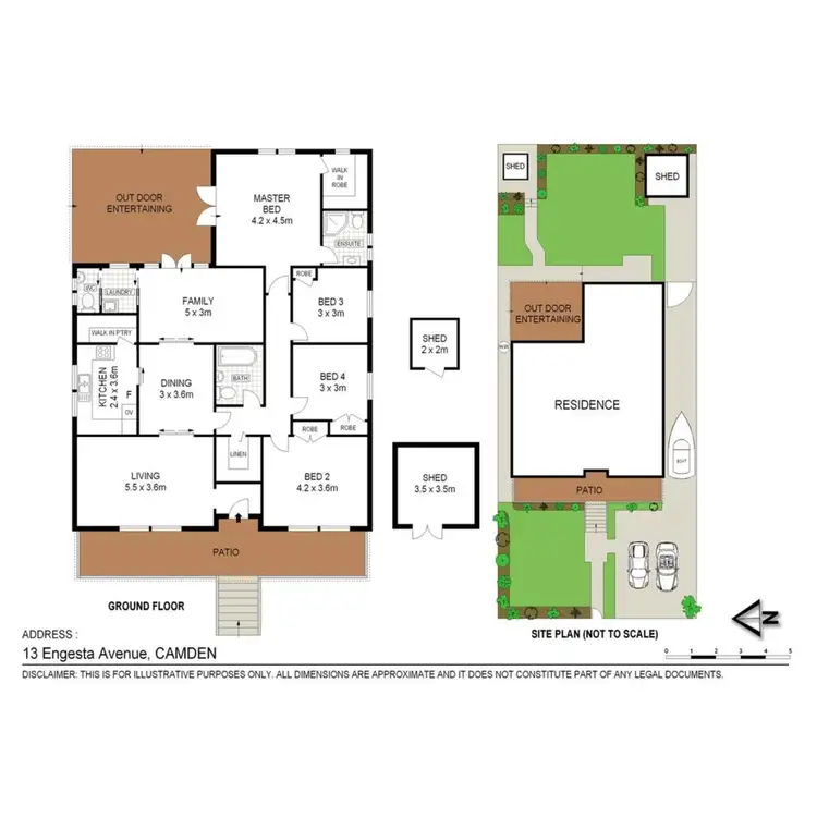 Floorplan of Homely house listing, 13 Engesta Avenue, Camden NSW 2570