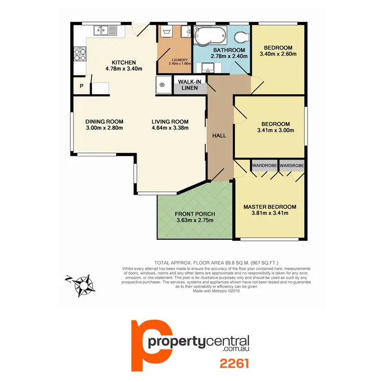 Floorplan of Homely house listing, 11 Donegal Road, Berkeley Vale NSW 2261