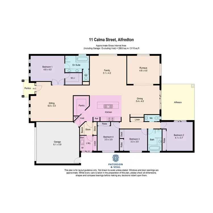 Floorplan of Homely house listing, 11 Calma Street, Alfredton VIC 3350