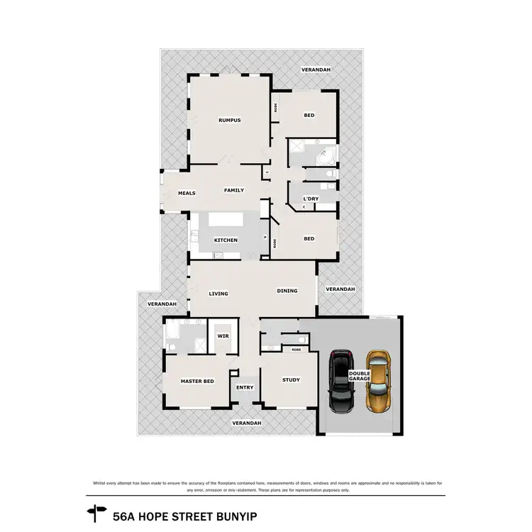 Floorplan of Homely house listing, 56A Hope Street, Bunyip VIC 3815