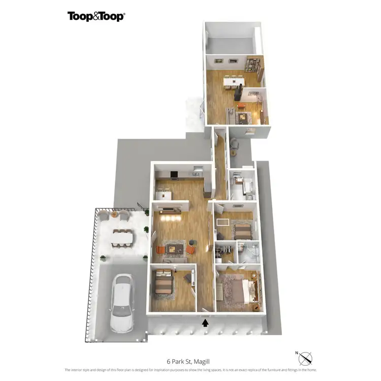 Floorplan of Homely house listing, 6 Park Street, Magill SA 5072