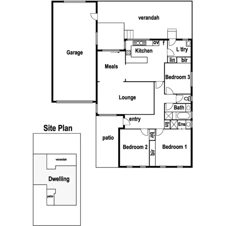 Floorplan of Homely house listing, 93 Cabernet Crescent, Bundoora VIC 3083
