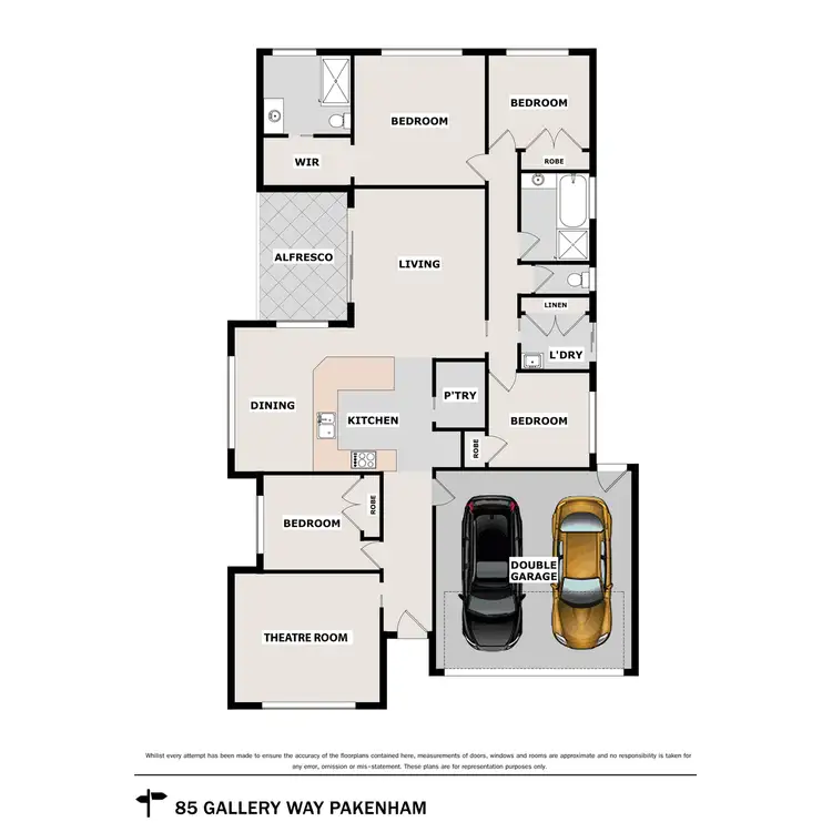 Floorplan of Homely house listing, 85 Gallery Way, Pakenham VIC 3810