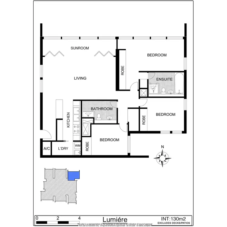 Floorplan of Homely apartment listing, 5203/101-103 Bathurst Street, Sydney NSW 2000