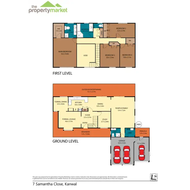 Floorplan of Homely house listing, 7 Samantha Close, Kanwal NSW 2259