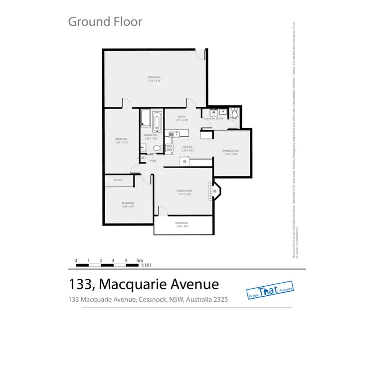 Floorplan of Homely house listing, 133 Macquarie Avenue, Cessnock NSW 2325
