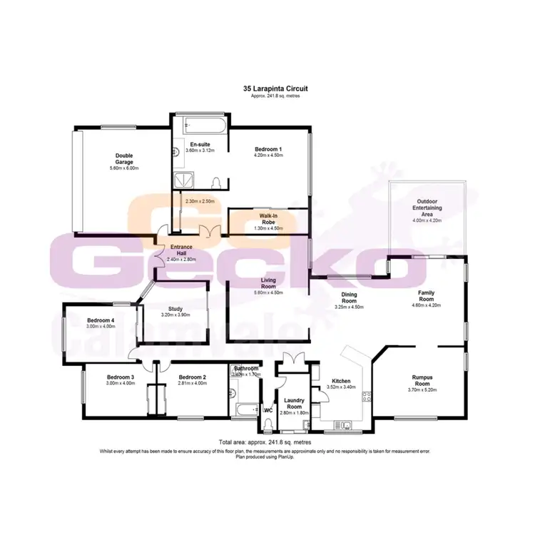 Floorplan of Homely house listing, 35 Larapinta Circuit, Parkinson QLD 4115
