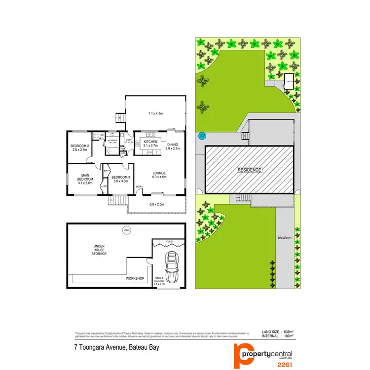Floorplan of Homely house listing, 7 Toongara Avenue, Bateau Bay NSW 2261