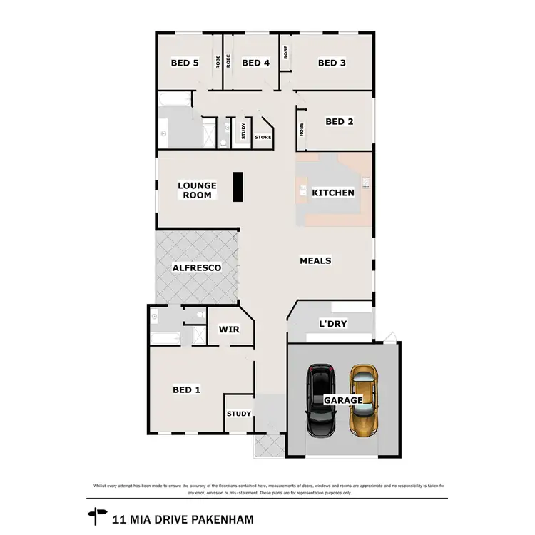 Floorplan of Homely house listing, 11 Mia Drive, Pakenham VIC 3810