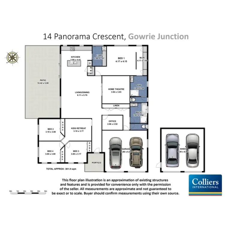 Floorplan of Homely house listing, 14 Panorama Crescent, Gowrie Junction QLD 4352