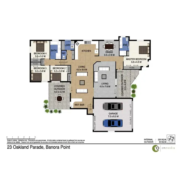 Floorplan of Homely house listing, 23 Oakland Parade, Banora Point NSW 2486