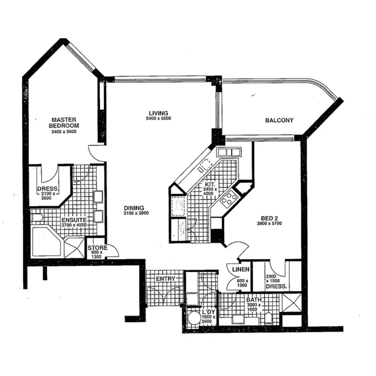 Floorplan of Homely apartment listing, 99 Grand Mariner, 12 Commodore Drive, Paradise Waters QLD 4217