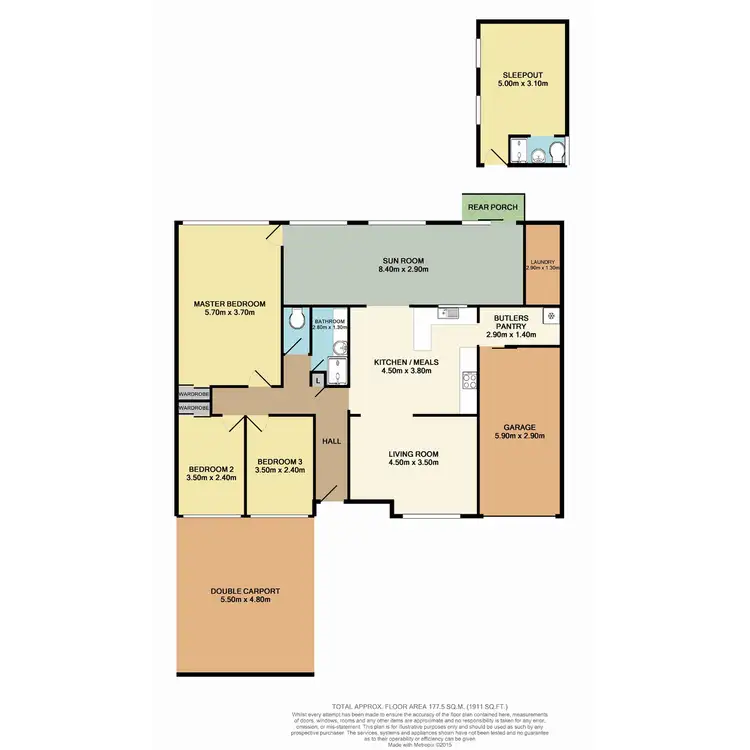 Floorplan of Homely house listing, 14 Yulong Street, Bateau Bay NSW 2261