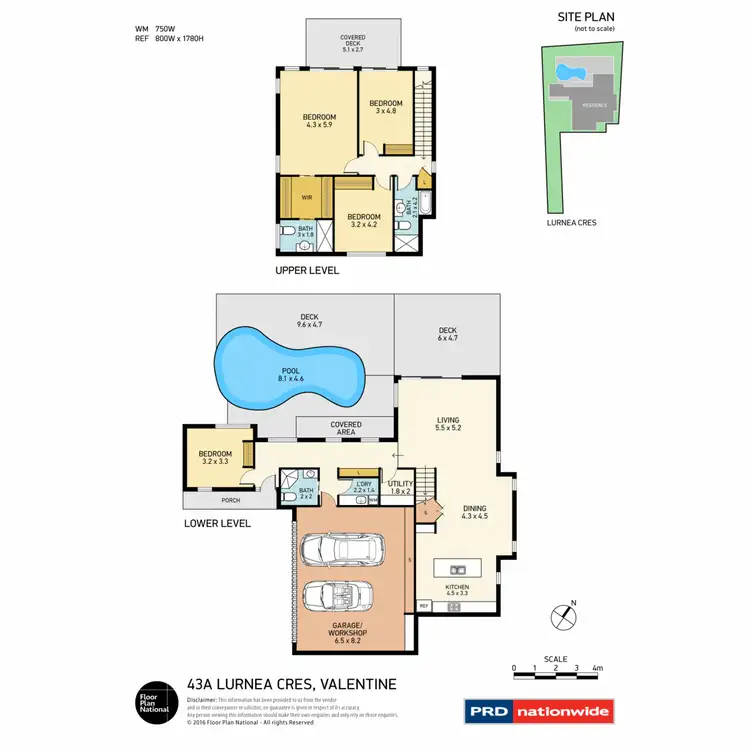 Floorplan of Homely house listing, 43A Lurnea Crescent, Valentine NSW 2280