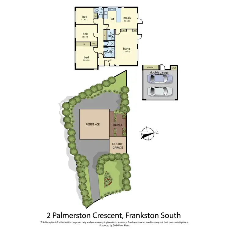 Floorplan of Homely house listing, 2 Palmerston Crescent, Frankston South VIC 3199
