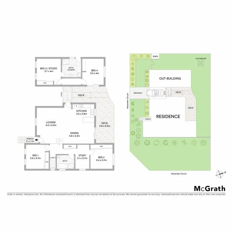 Floorplan of Homely house listing, 6 Alexander Circuit, Lennox Head NSW 2478