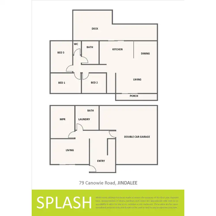 Floorplan of Homely house listing, 79 Canowie Road, Jindalee QLD 4074
