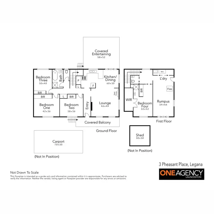 Floorplan of Homely house listing, 3 Pheasant Place, Legana TAS 7277