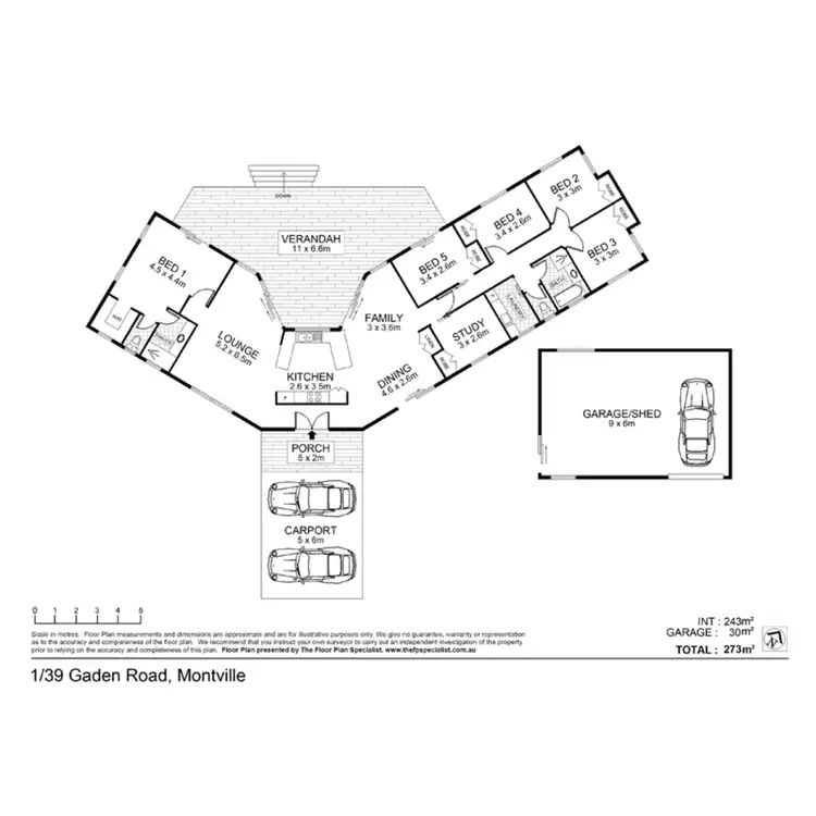 Floorplan of Homely house listing, Lot 1, 39 Gaden Road, Montville QLD 4560