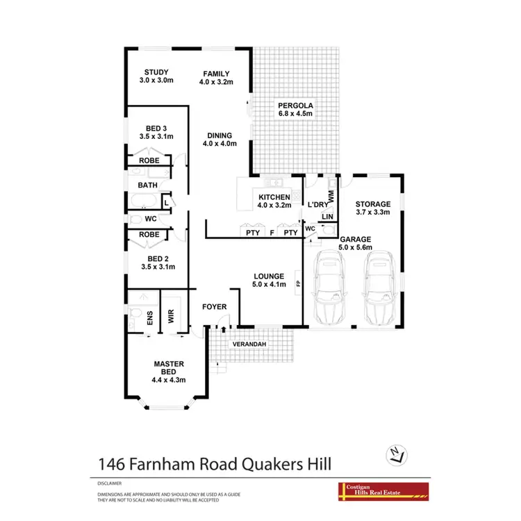 Floorplan of Homely house listing, 146 Farnham Road, Quakers Hill NSW 2763