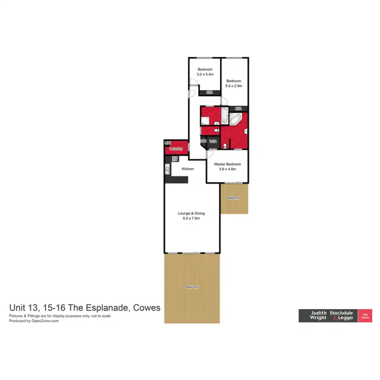 Floorplan of Homely apartment listing, 13/15-16 The Esplanade, Cowes VIC 3922