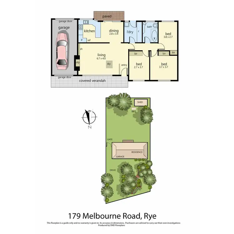 Floorplan of Homely house listing, 179 Melbourne Road, Rye VIC 3941