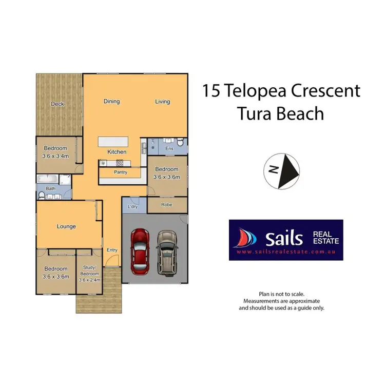 Floorplan of Homely house listing, 15 Telopea Crescent, Tura Beach NSW 2548