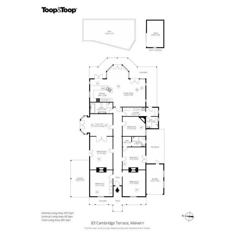 Floorplan of Homely house listing, 83 Cambridge Terrace, Malvern SA 5061