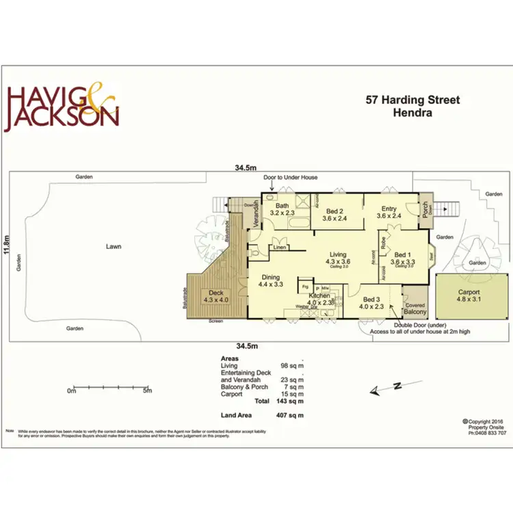 Floorplan of Homely house listing, 57 Harding Street, Hendra QLD 4011