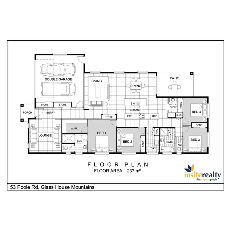 Floorplan of Homely house listing, 53 Poole Road, Glass House Mountains QLD 4518
