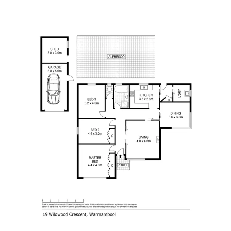 Floorplan of Homely house listing, 19 Wildwood Crescent, Warrnambool VIC 3280