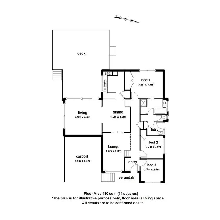 Floorplan of Homely house listing, 12 Beatty Parade, Cockatoo VIC 3781