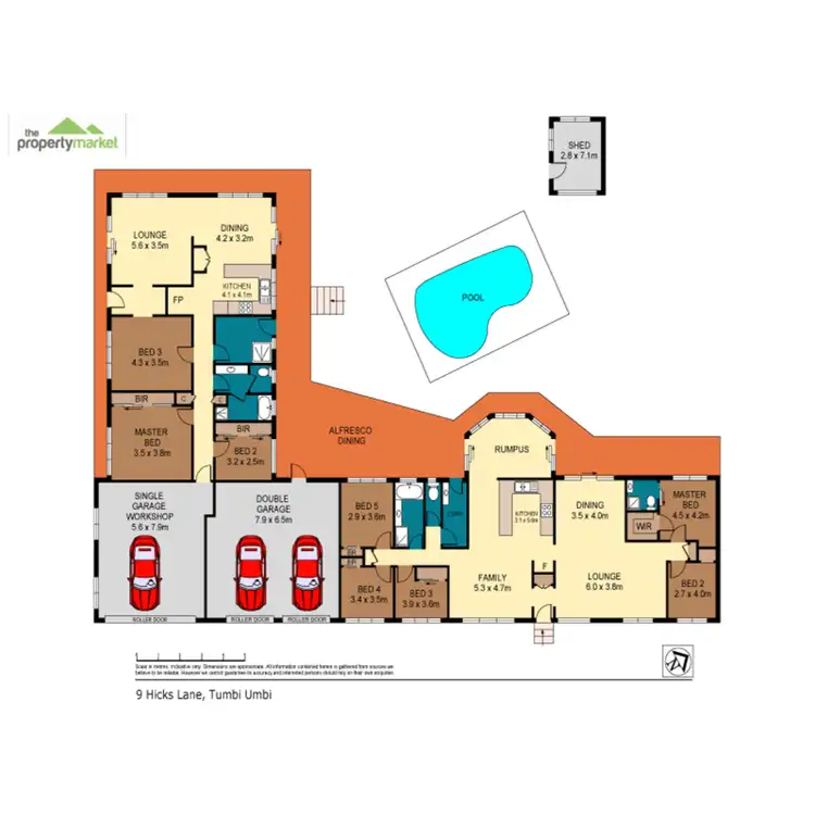 Floorplan of Homely house listing, 9 Hicks Lane, Tumbi Umbi NSW 2261