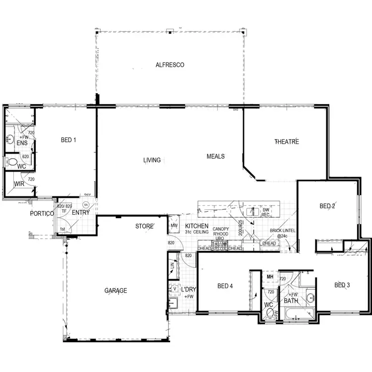 Floorplan of Homely house listing, 20A Bayou Court, Heathridge WA 6027