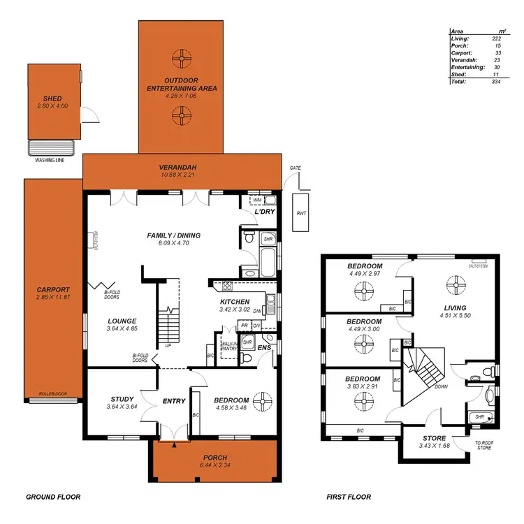 Floorplan of Homely house listing, 13 Yeo Avenue, Highgate SA 5063