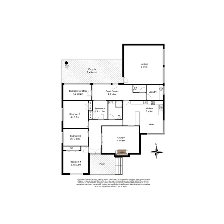 Floorplan of Homely house listing, 2 Dove Place, Mount Gambier SA 5290