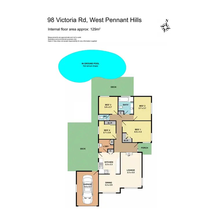 Floorplan of Homely house listing, 98 Victoria Road, West Pennant Hills NSW 2125
