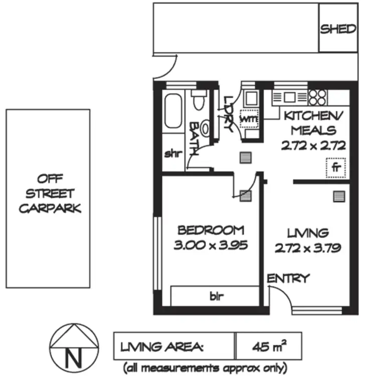Floorplan of Homely unit listing, 4/316 Hampstead Road, Clearview SA 5085